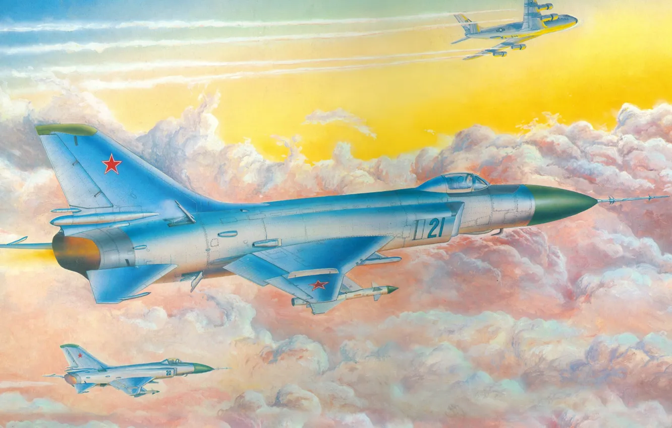 Photo wallpaper aviation, interceptor fighter, su-15