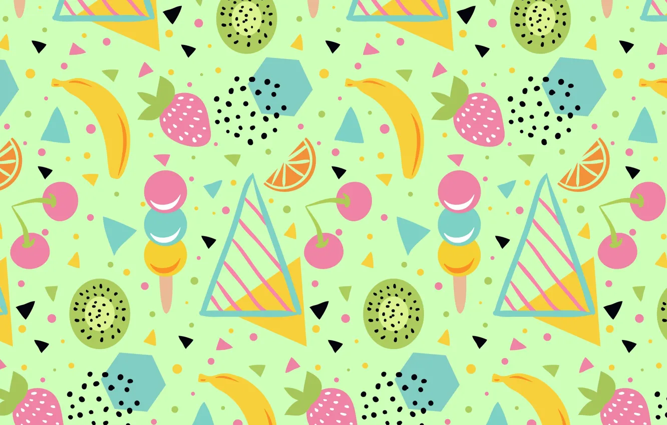 Photo wallpaper background, texture, fruit, green, background, pattern
