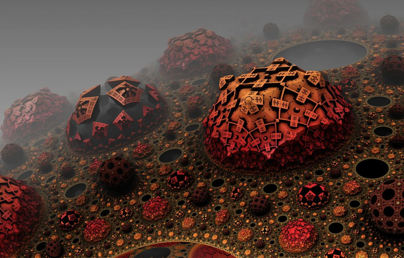 Photo wallpaper abstraction, fantasy, fiction, planet