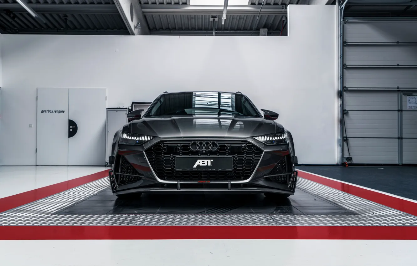 Photo wallpaper Audi, front view, ABBOT, universal, TFSI, RS 6, 2020, RS6-R