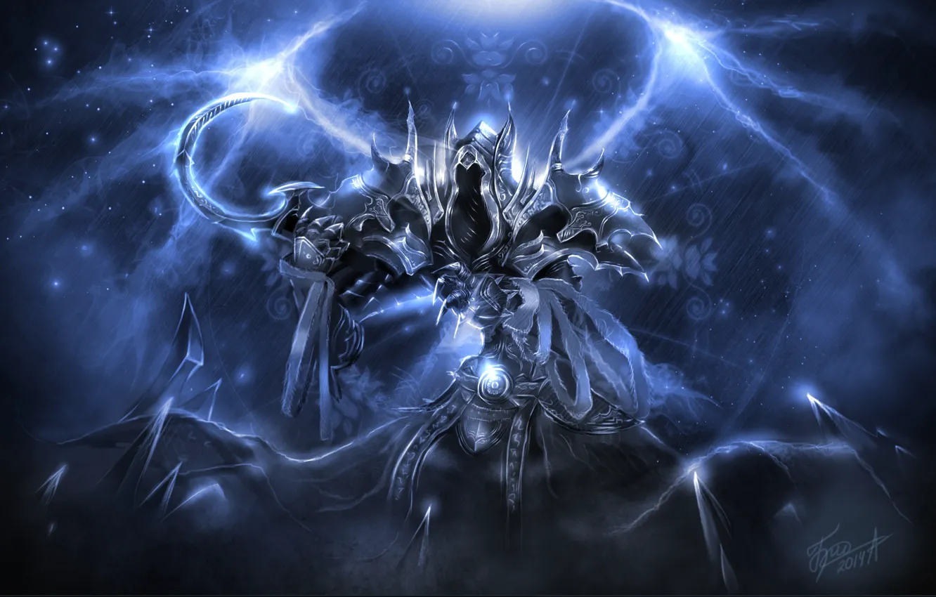 Photo wallpaper Diablo 3, art, Reaper of Souls, Angel of Death, maltael