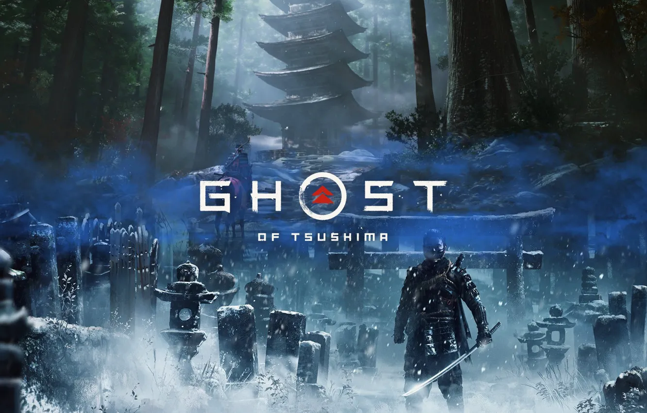 Photo wallpaper Sucker Punch Productions, Ghost of Tsushima, The Ghost Of Tsushima
