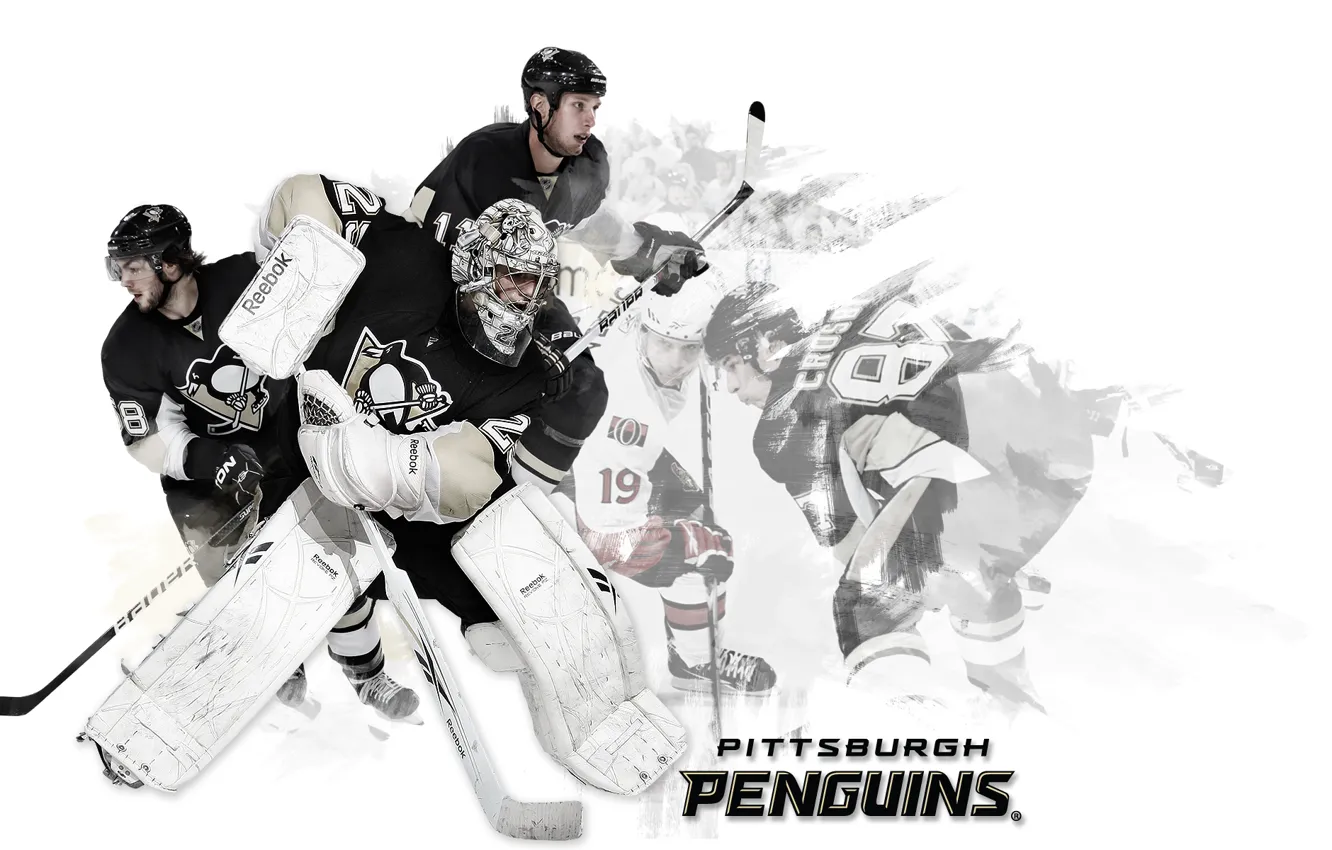 Photo wallpaper hockey, NHL, Pittsburgh penguins