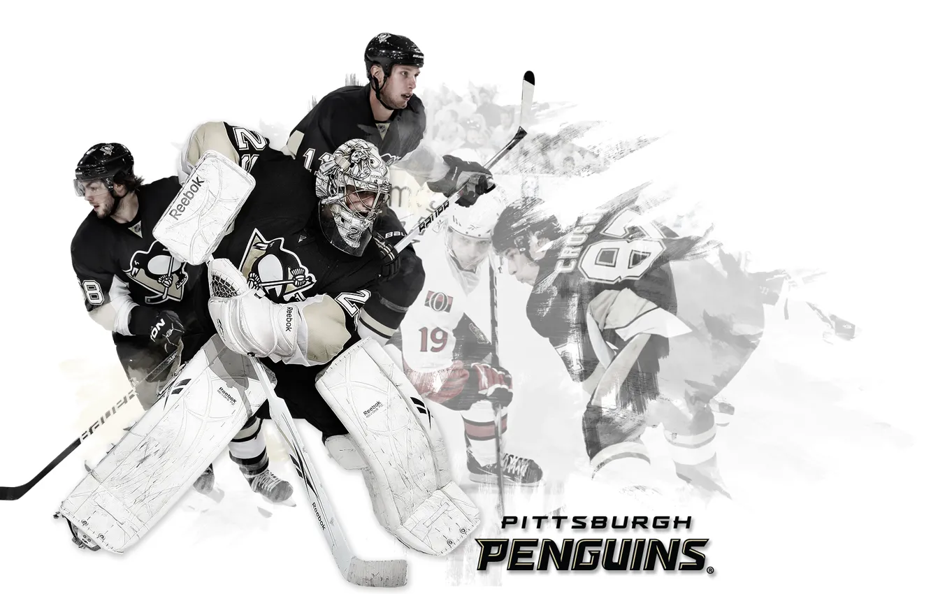 Photo wallpaper hockey, NHL, Pittsburgh Penguins