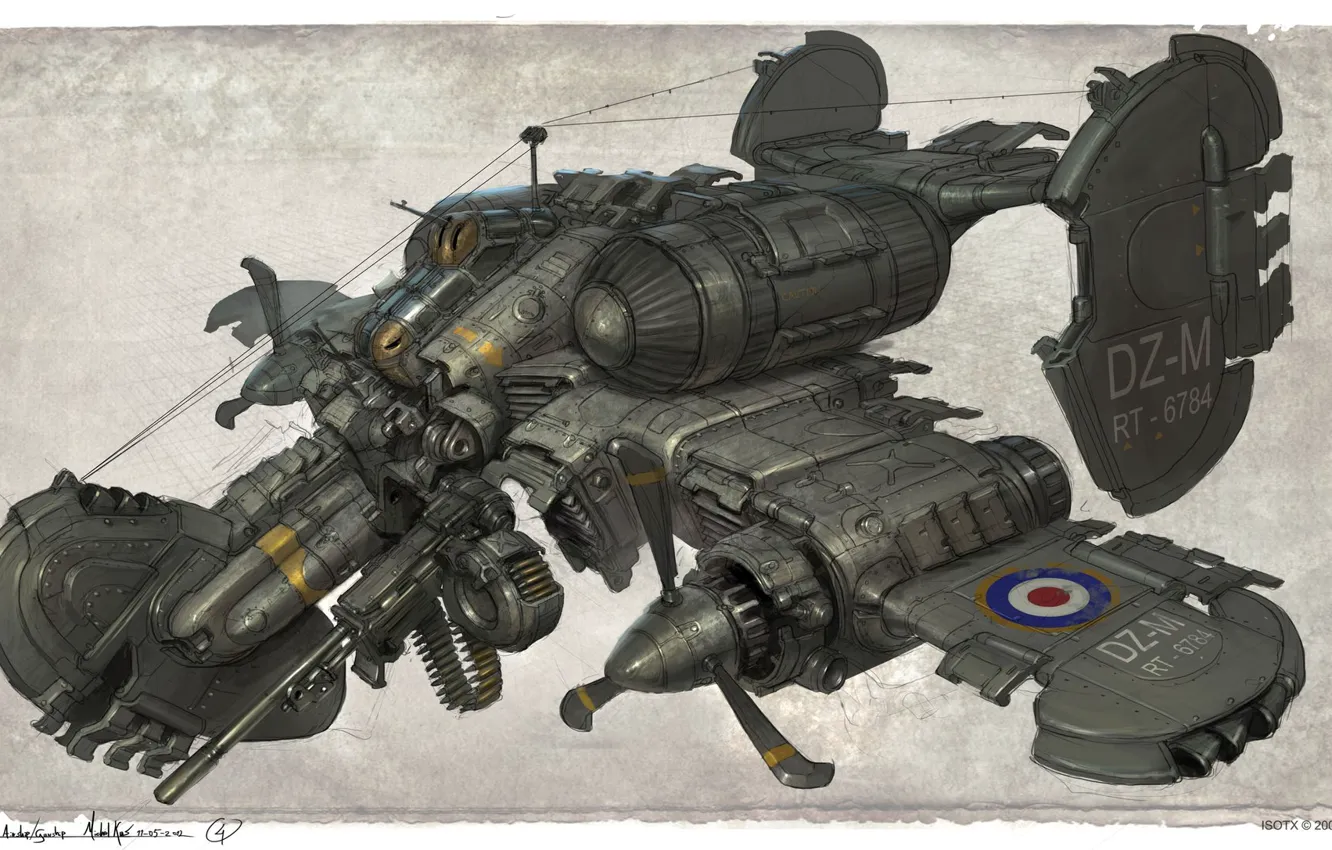 Photo wallpaper weapons, screw, camera, March of War, Light Skirmisher gun ship