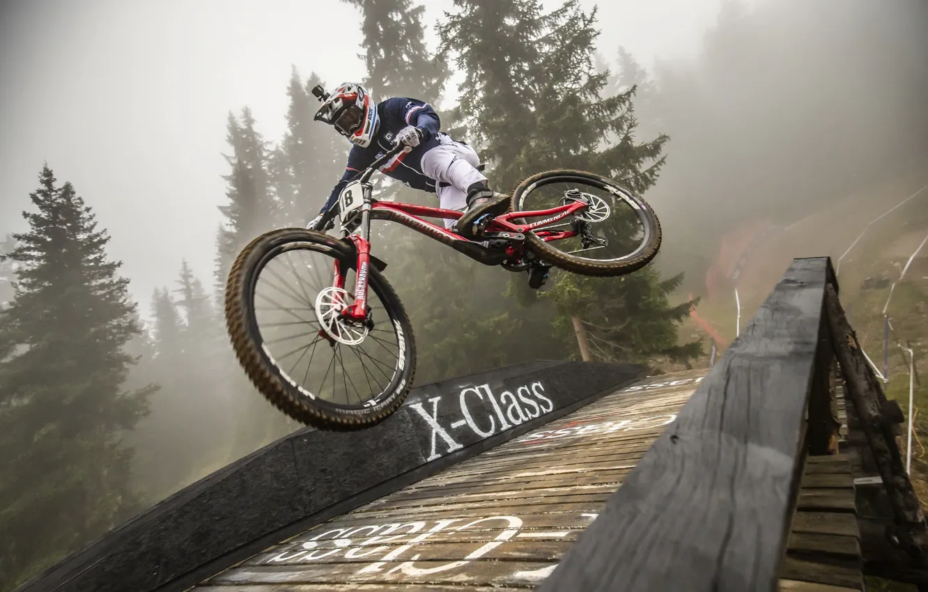 Photo wallpaper bike, race, sport