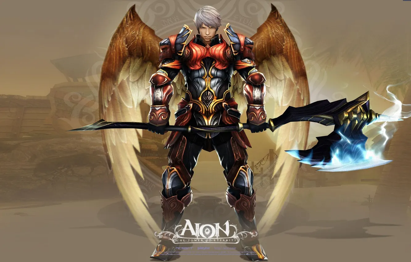 Photo wallpaper axe, Aion, Gladiator