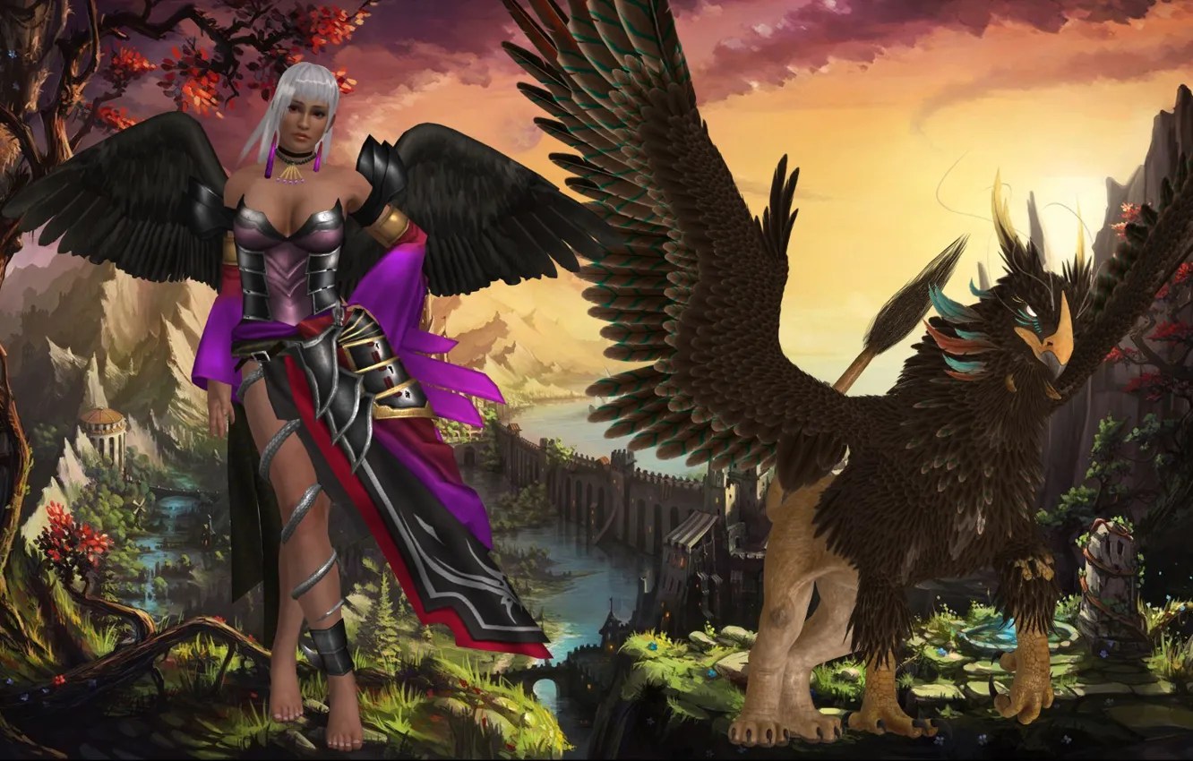 Photo wallpaper girl, fantasy, being