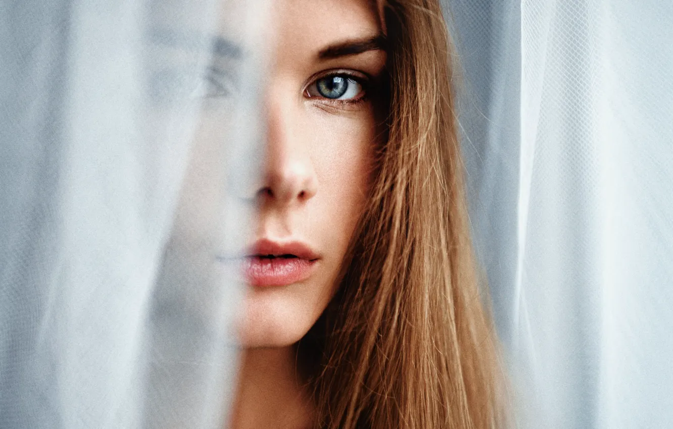 Photo wallpaper look, girl, close-up, portrait, beauty, George Chernyadev, Georgy Chernyadyev, Irina Regent