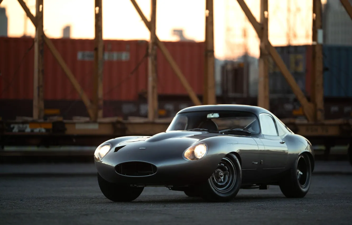 Photo wallpaper Jaguar E-Type, Coupe, Sports car