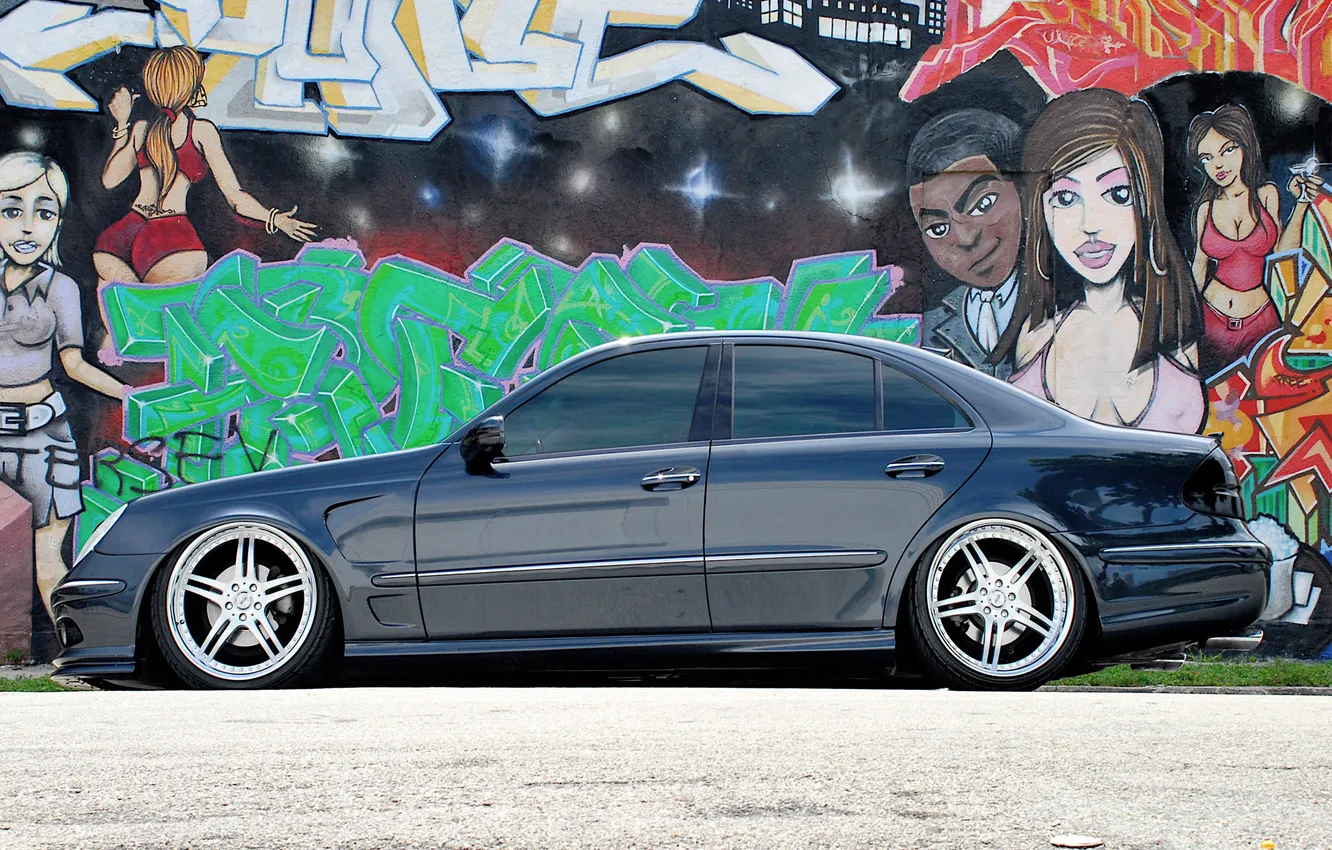 Photo wallpaper E-Class, Mercedes Benz, AMG, E 5.5