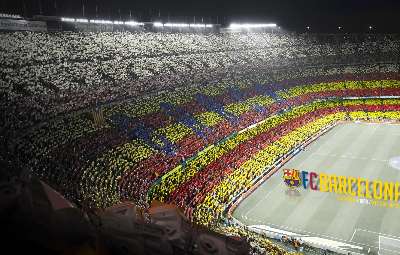 Photo wallpaper wallpaper, football, Spain, Camp Nou, FC Barcelona, Catalonia, My As a Club, More Then a …