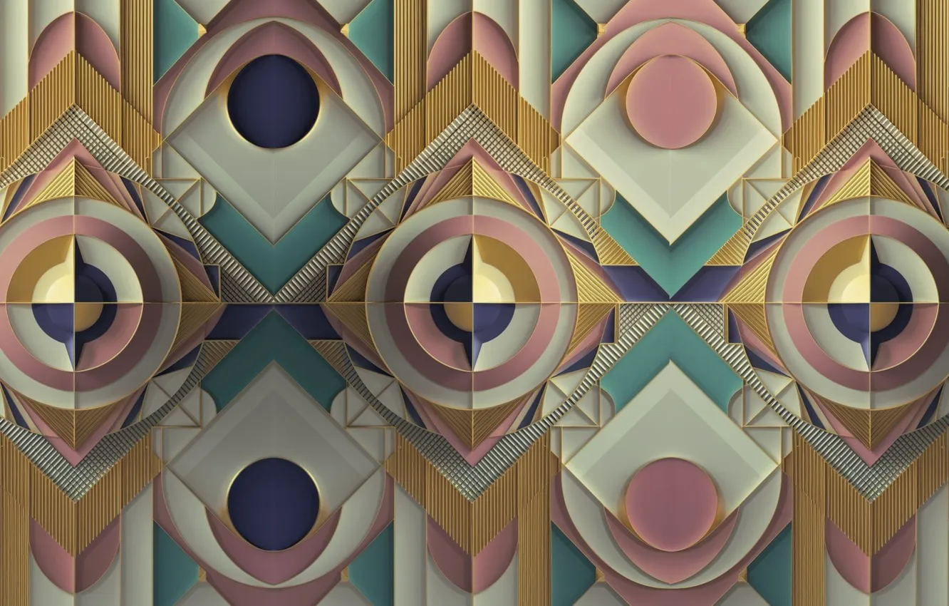 Photo wallpaper design, art, Illustration, Fractal