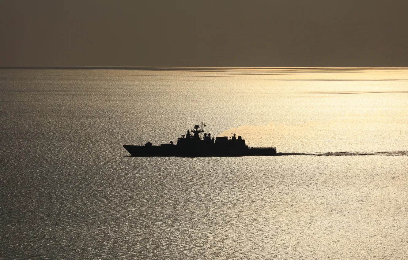 Photo wallpaper frigate, Admiral Grigorovich, author Novice1975