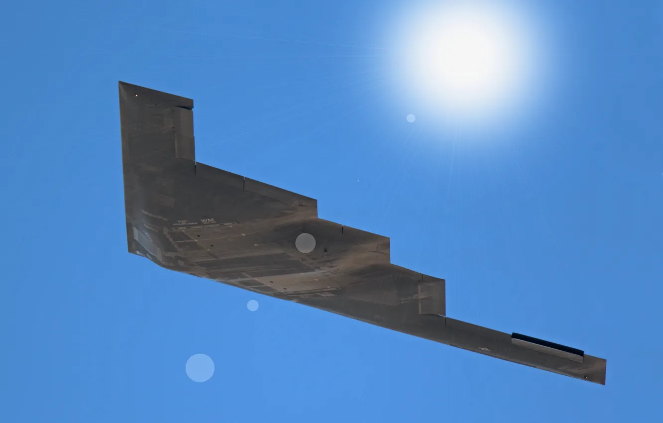 Photo wallpaper flight, bomber, strategic, unobtrusive, heavy, B-2B Spirit