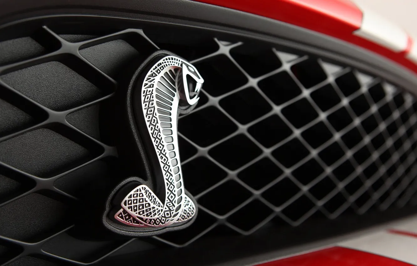 Photo wallpaper Ford, Shelby, GT500, cars, emblem, Cobra, Ford