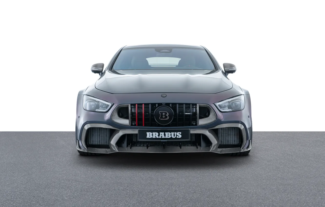 Photo wallpaper Mercedes, Brabus, Blue, Front, AMG, Mercedes - Benz, Face, Sight