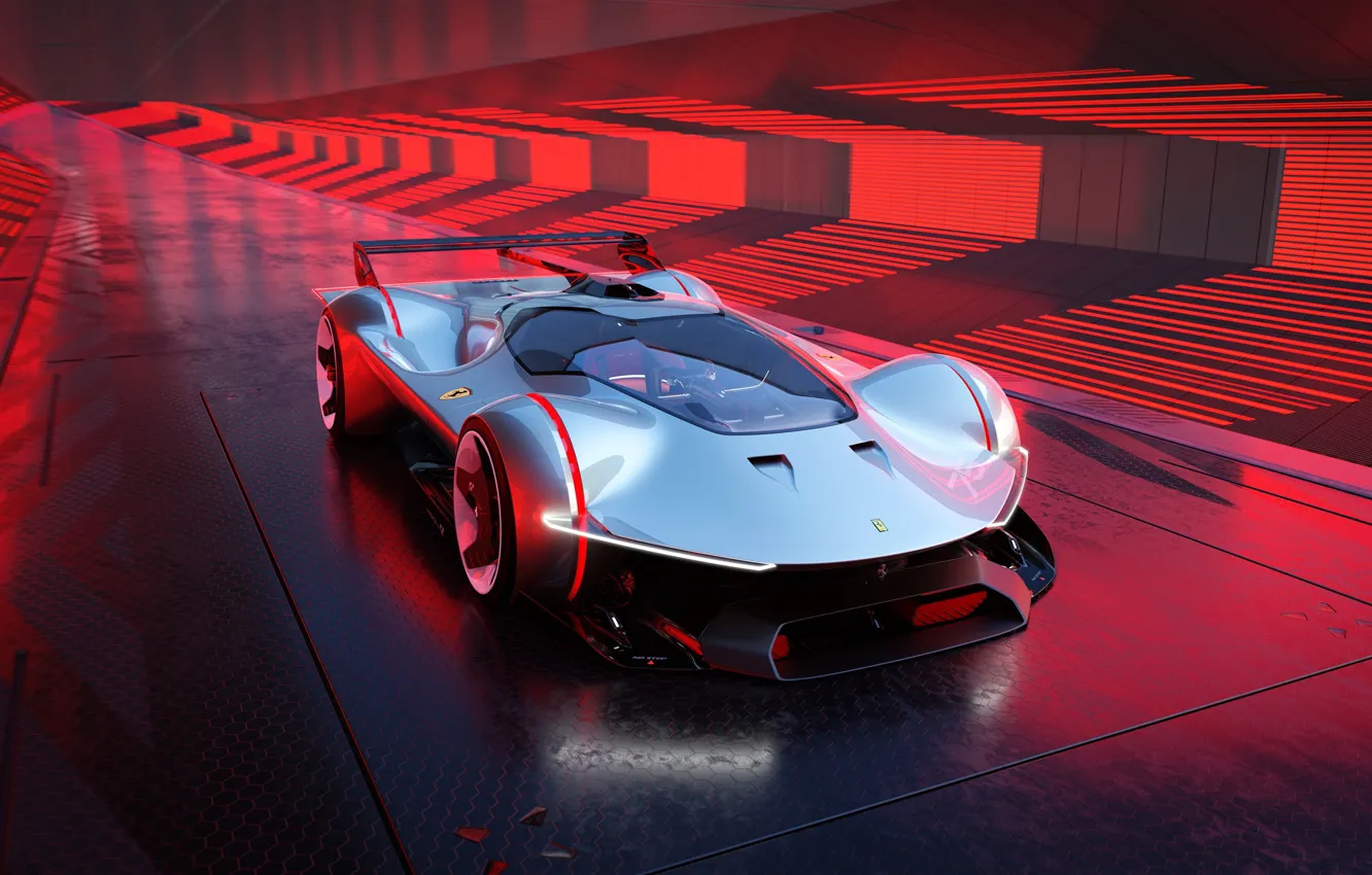 Photo wallpaper the concept, Ferrari, Vision, Gran Turismo, Ferrari Vision Gran Turismo