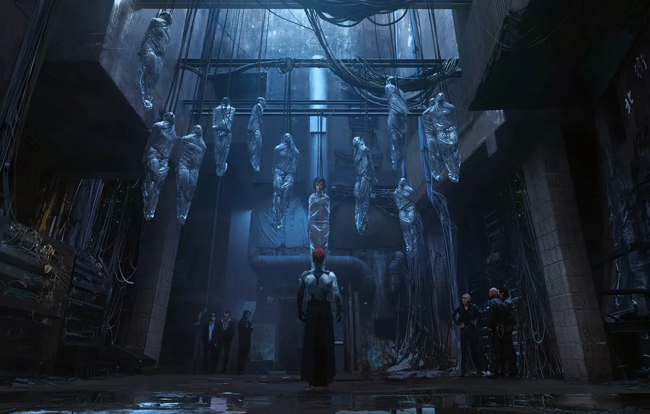 Wallpaper concept art, Ghost in the shell, Maciej Kuciara images for ...