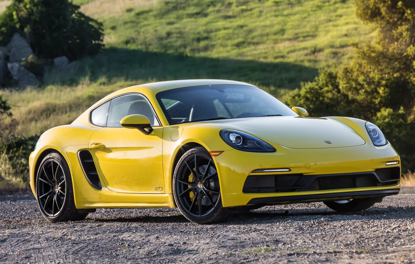 Photo wallpaper Porsche, Cayman, GTS, 718, 2019