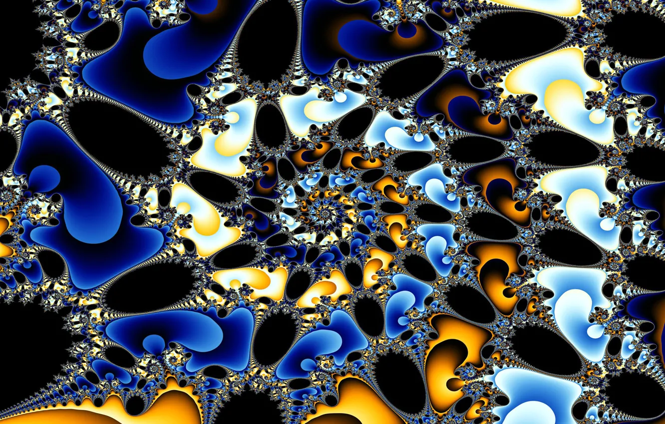 Photo wallpaper pattern, color, spiral, fractal