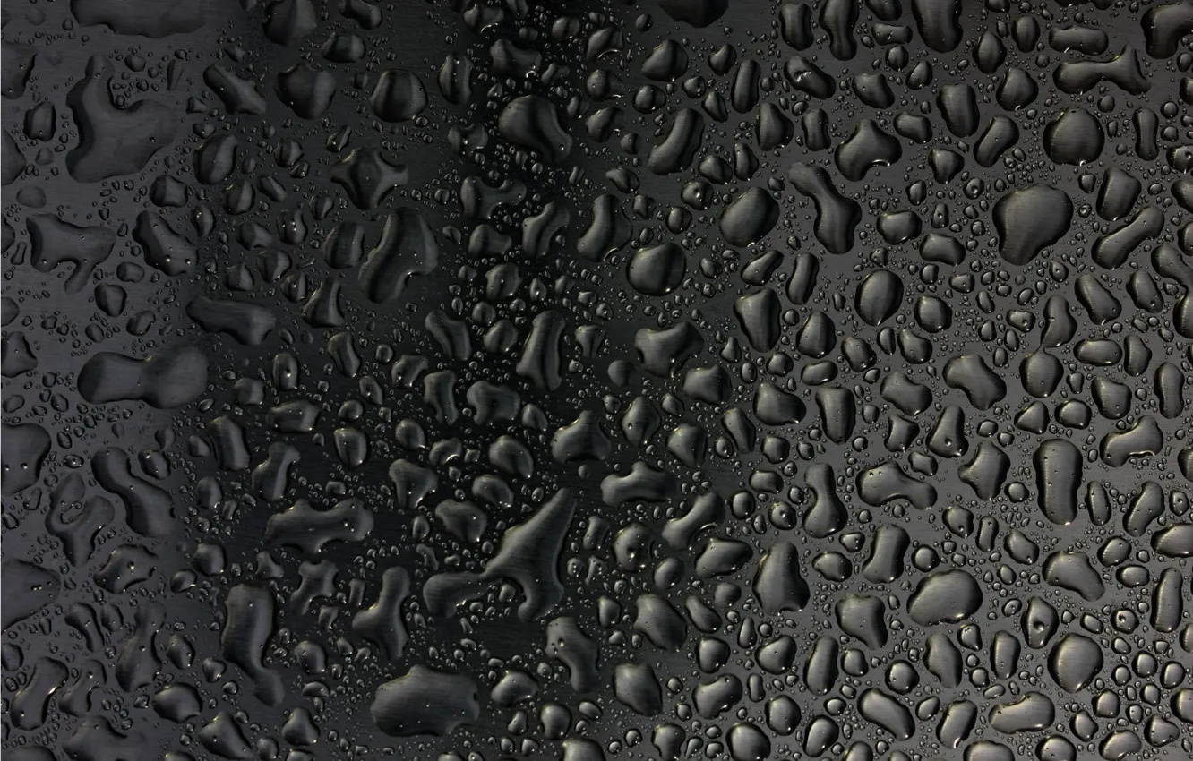 Photo wallpaper water, drops, texture