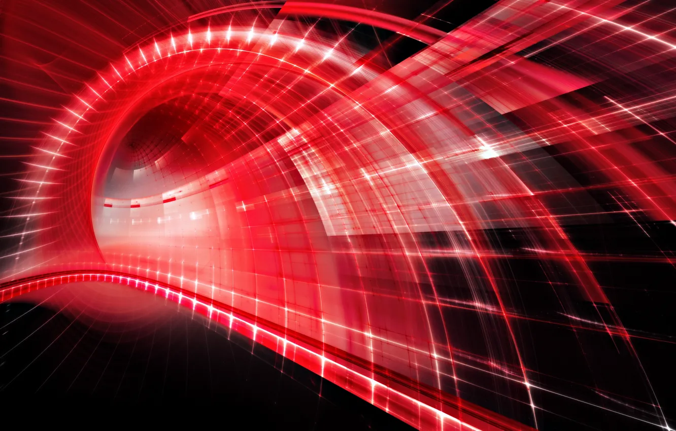 Photo wallpaper abstraction, red, render, abstraction