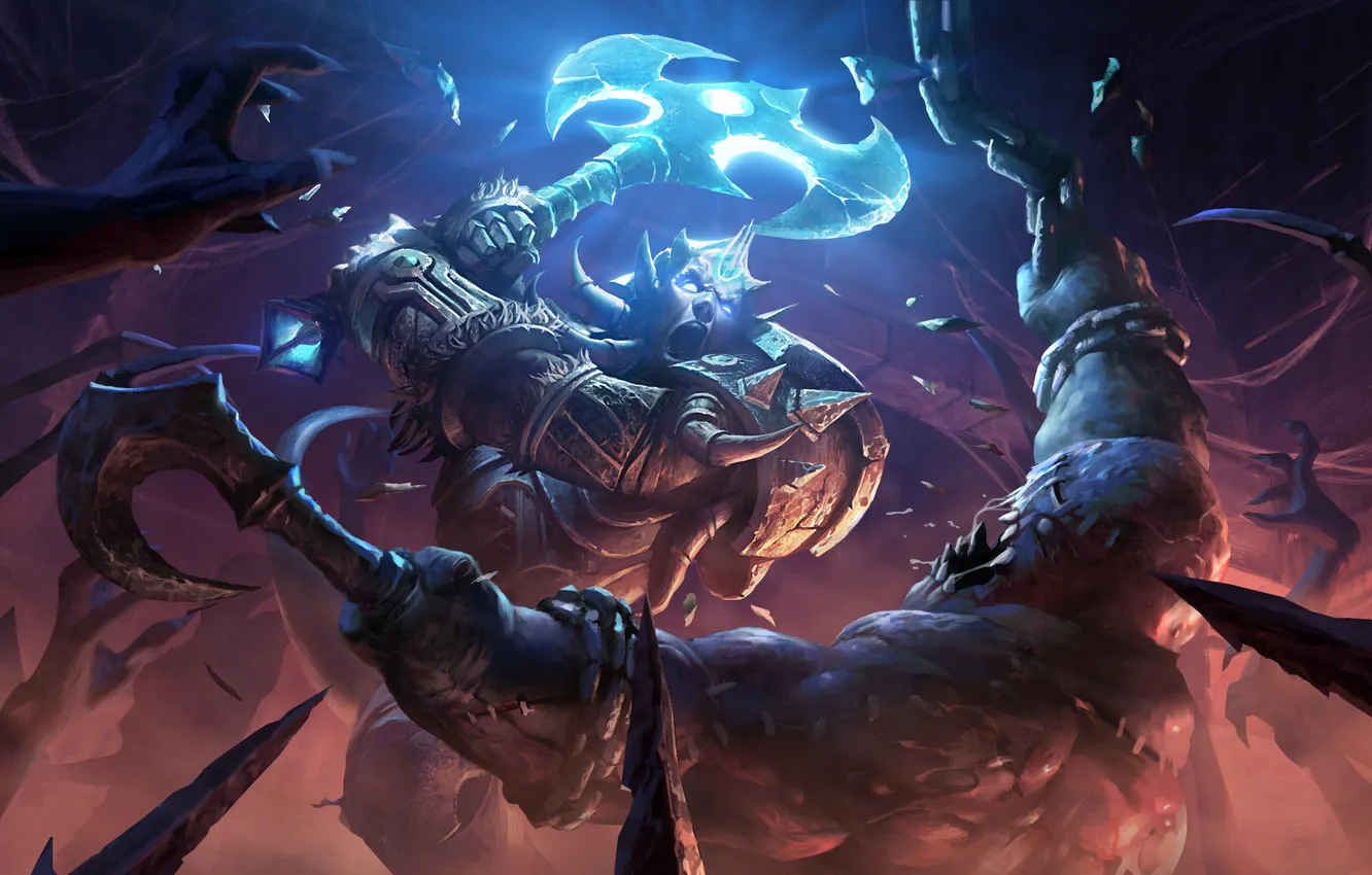 Photo wallpaper Draenei, Hearthstone, Hearthstone: Curse of Naxxramas