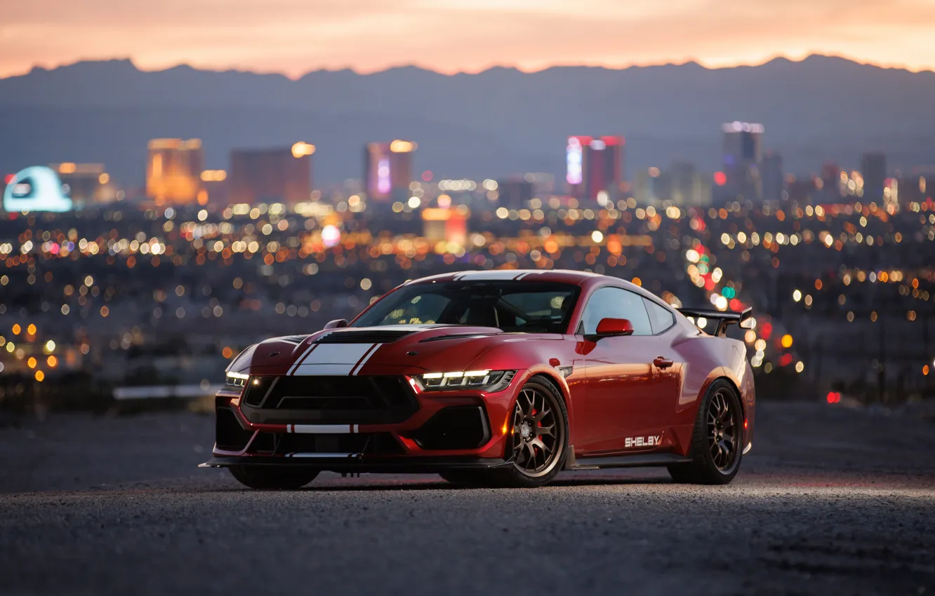 Photo wallpaper Mustang, Shelby, Shelby Super Snake, 2024