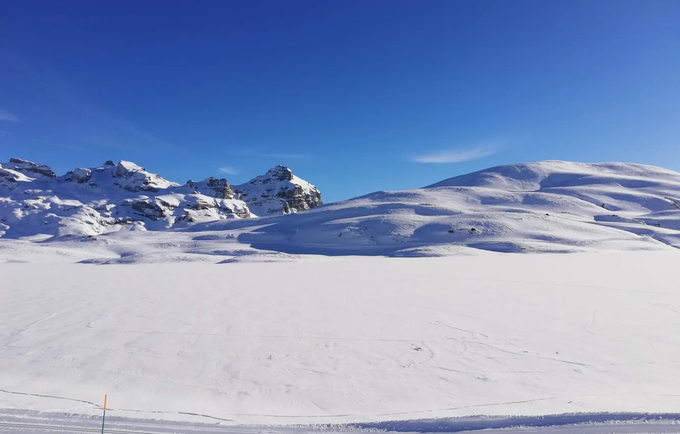 Photo wallpaper Switzerland, Alps, Melchsee-Frutt