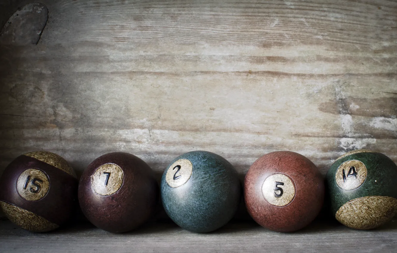 Photo wallpaper background, balls, Billiards