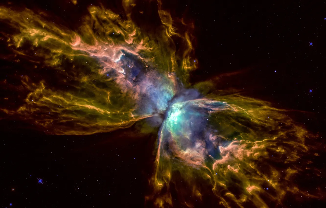 Photo wallpaper nebula, butterfly, NGC 6302