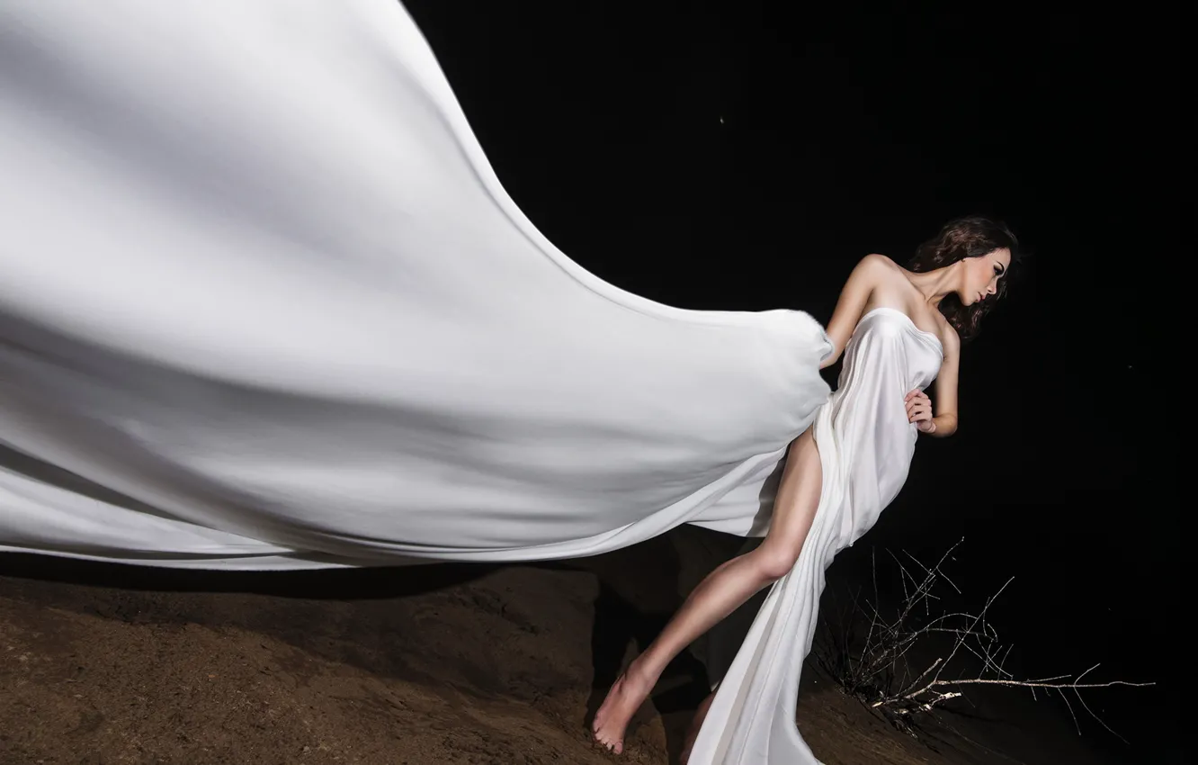 Photo wallpaper girl, pose, style