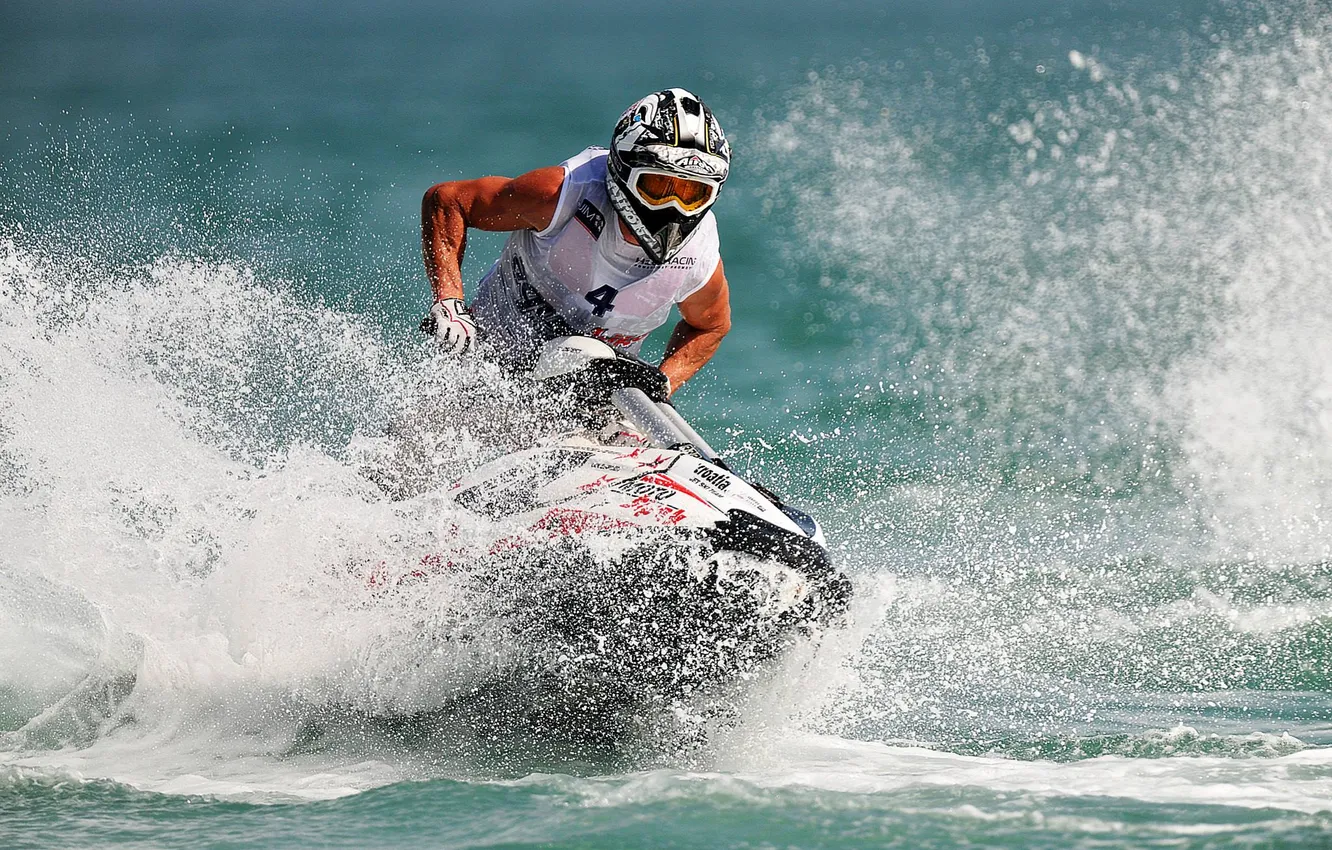 Photo wallpaper race, boat, speed