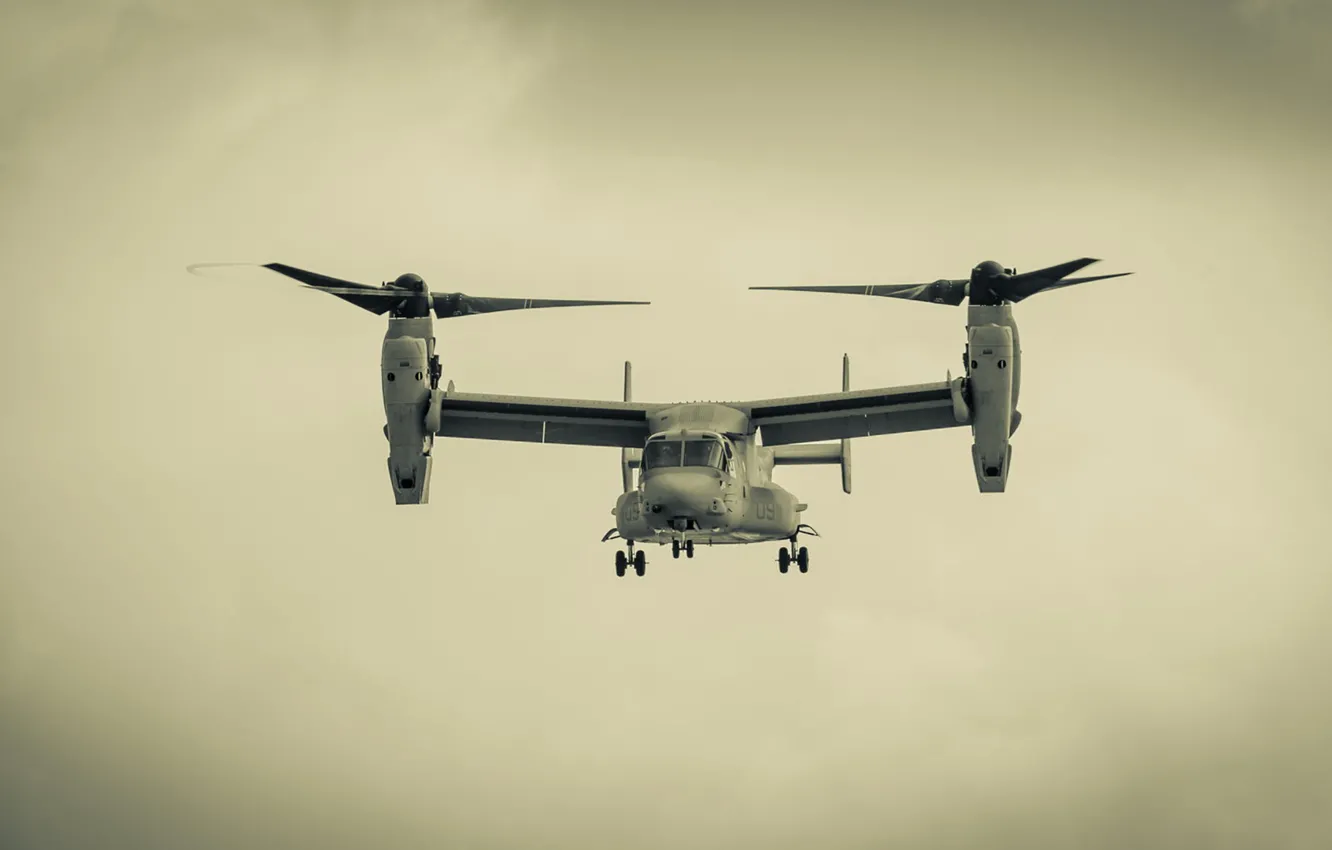 Photo wallpaper the tiltrotor, Bell V-22 Osprey, osprey