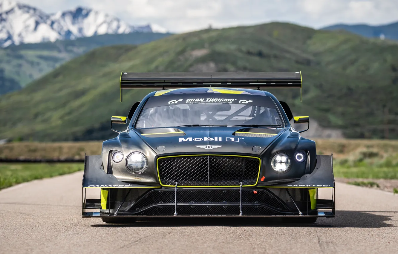 Photo wallpaper Bentley, Continental, GT3, Pikes Peak, 2021