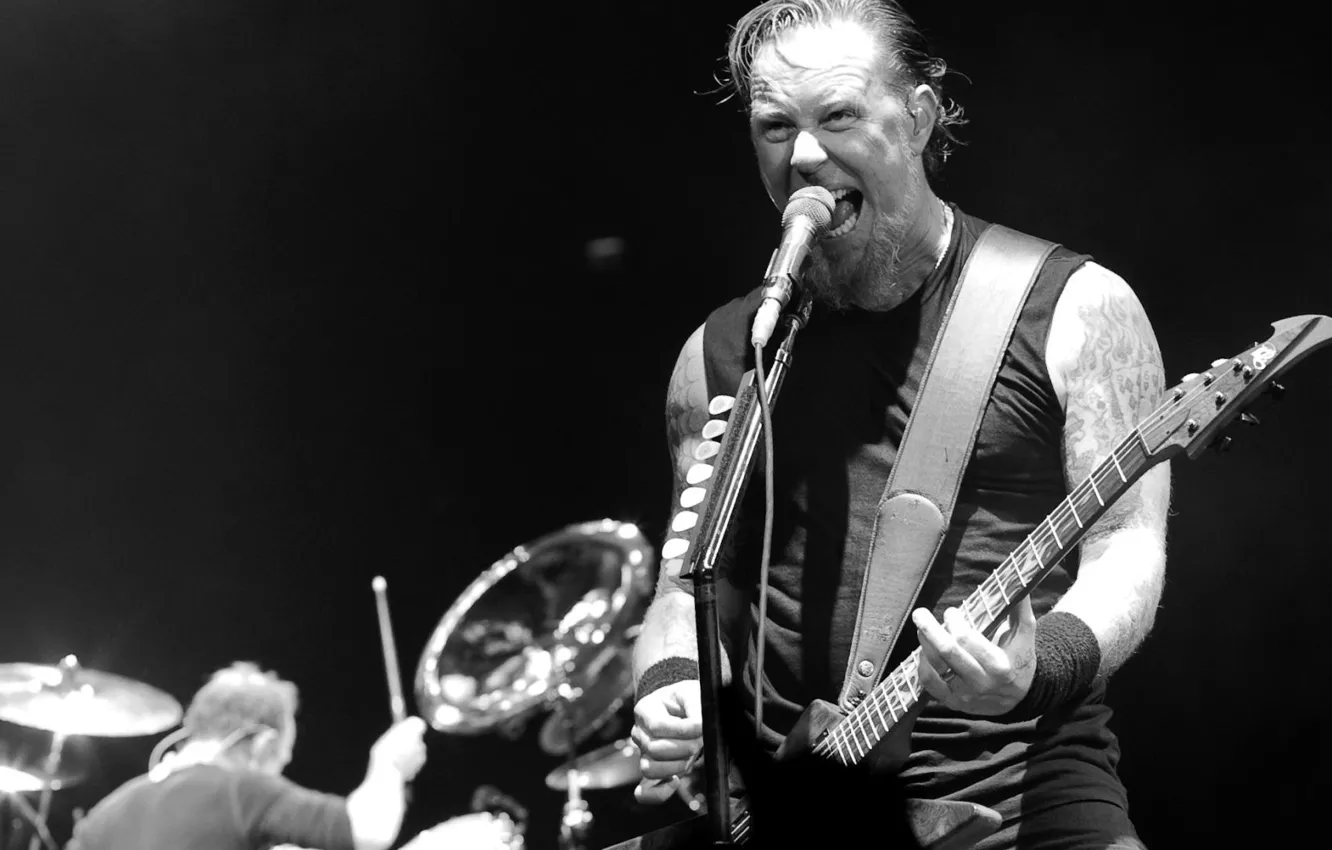 Photo wallpaper music, Metallica, James Hetfield
