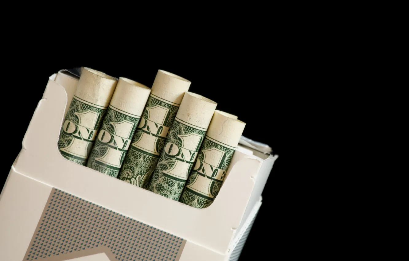 Photo wallpaper money, cigarettes, business