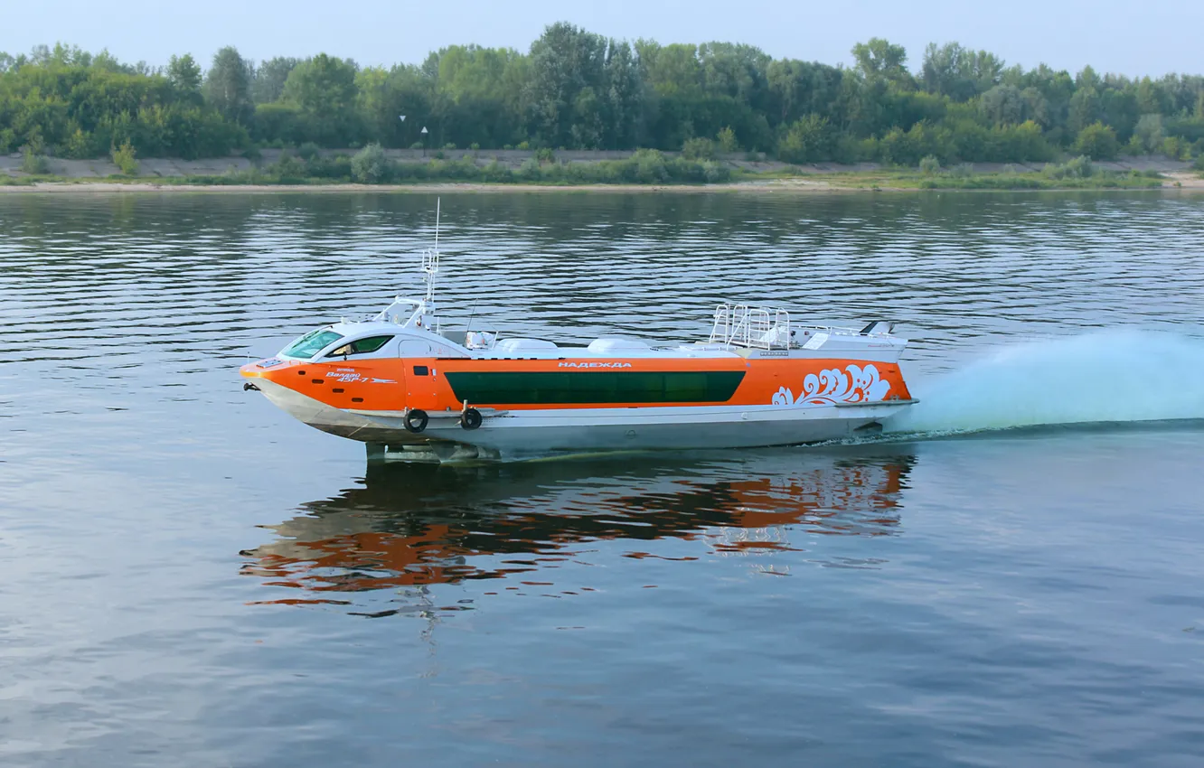 Photo wallpaper ship, Valdai, hydrofoils