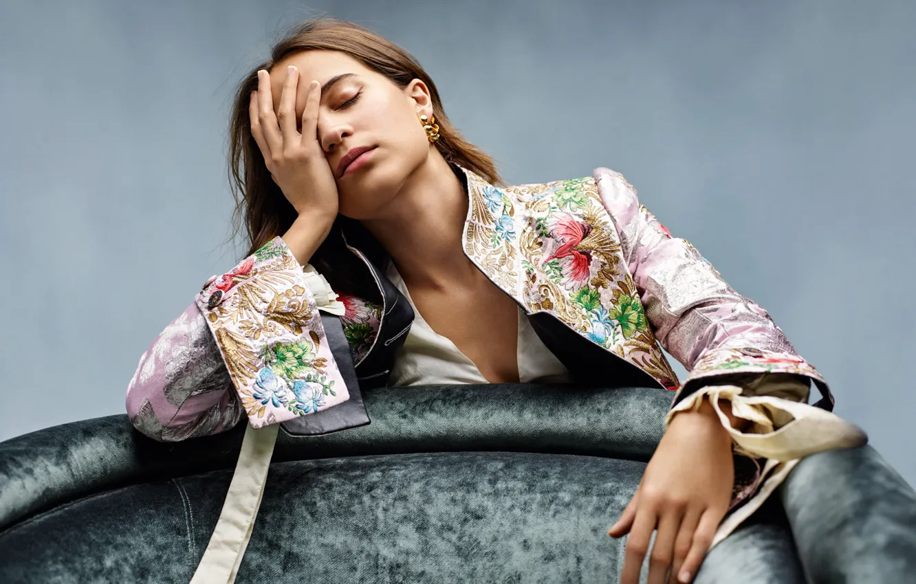 Photo wallpaper pose, Alicia Vikander, Alicia Vikander