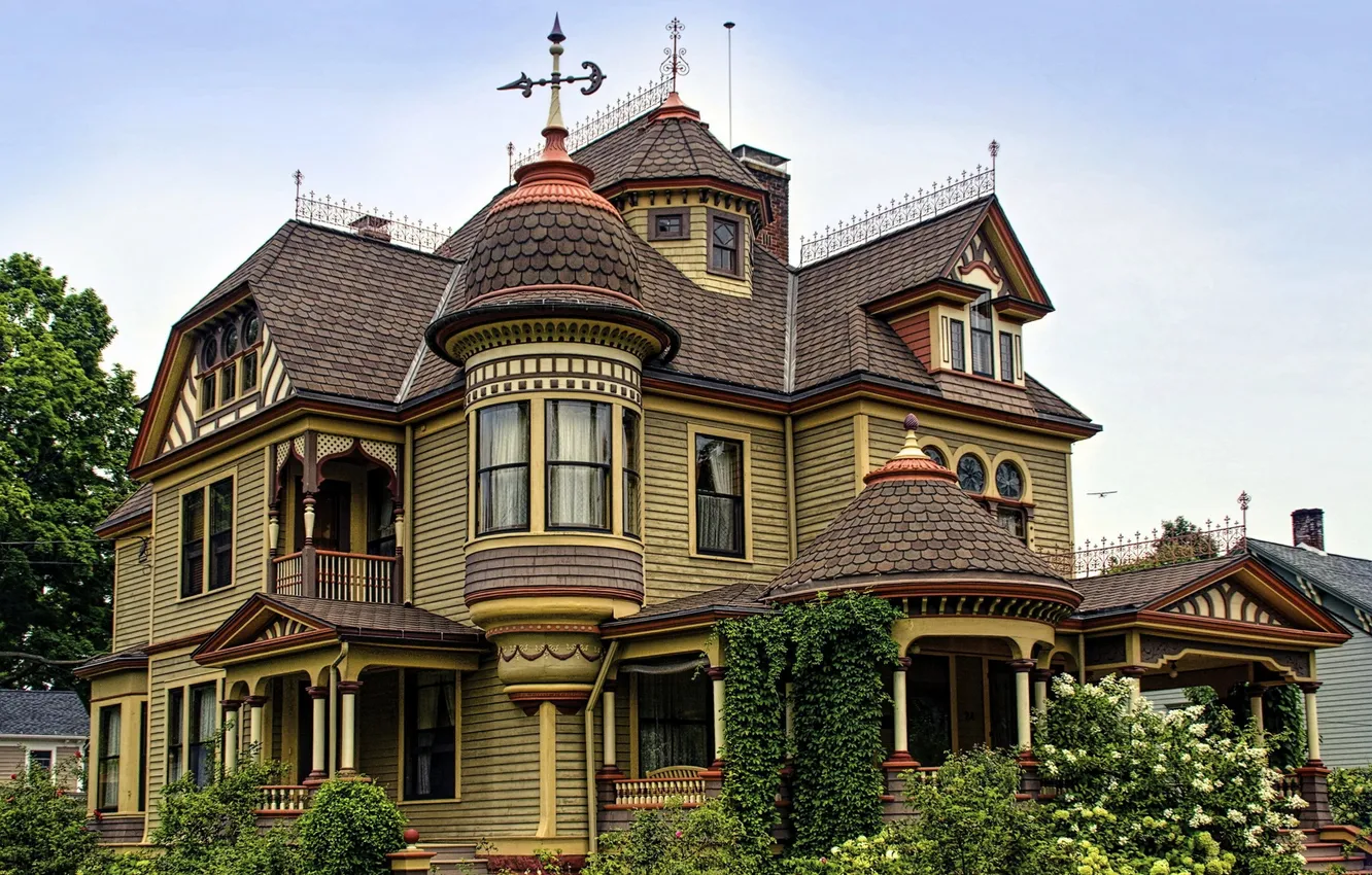 Photo wallpaper house, interior, building