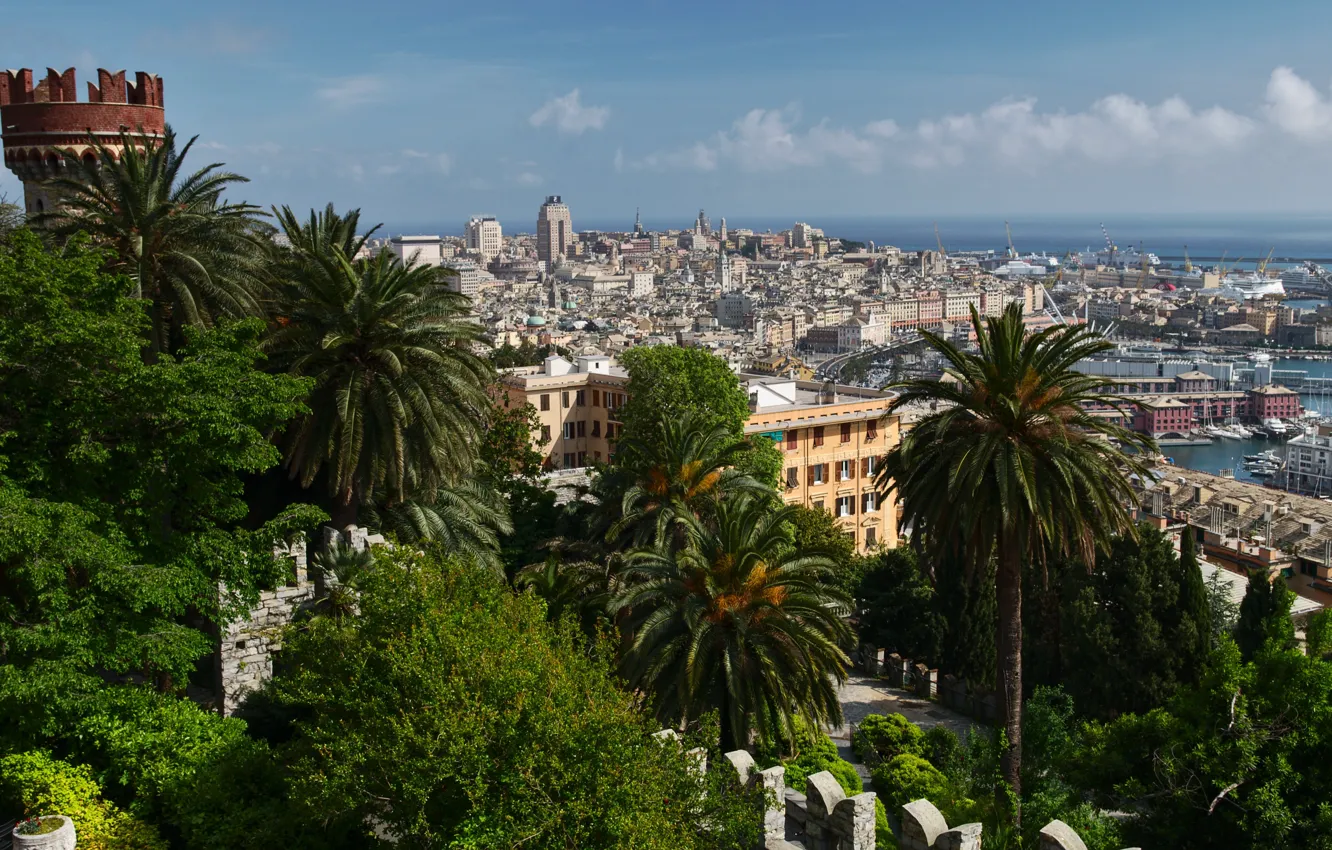Photo wallpaper Italy, Genoa, Liguria