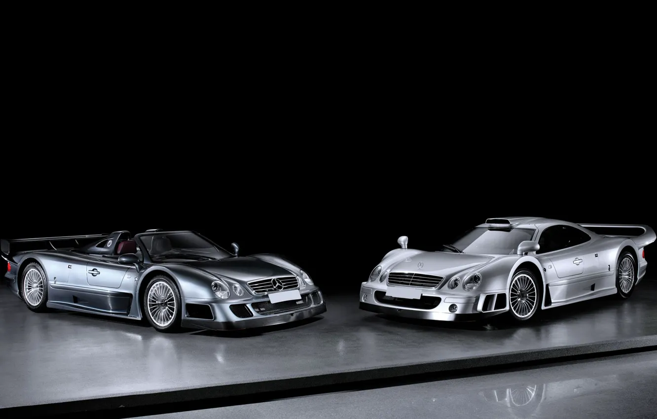 Photo wallpaper GTR, Mercedes, Benz, CLK