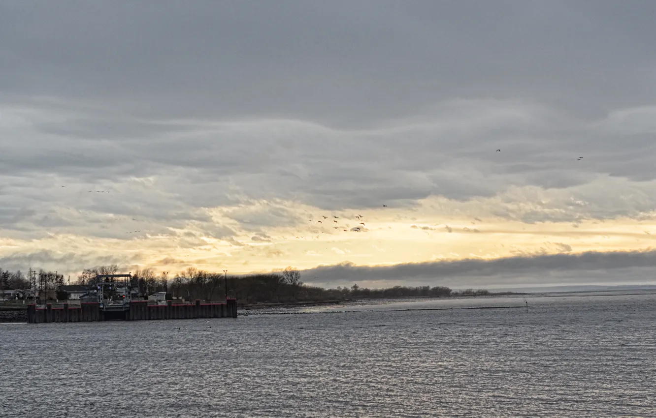 Photo wallpaper Canada, nature, Quebec, montmagny