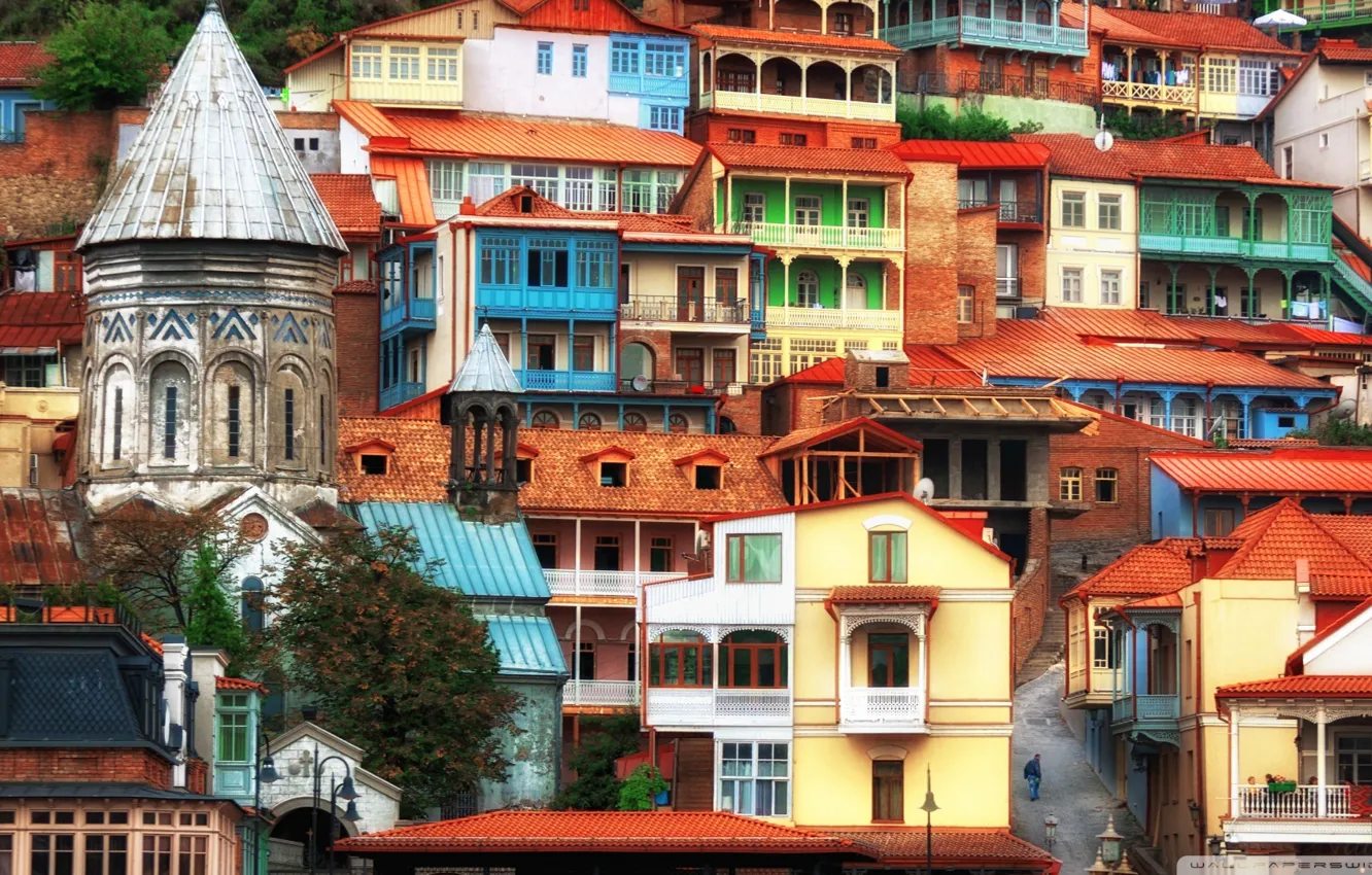 Photo wallpaper beautiful, Georgia, Tbilisi, church, Tbilisi