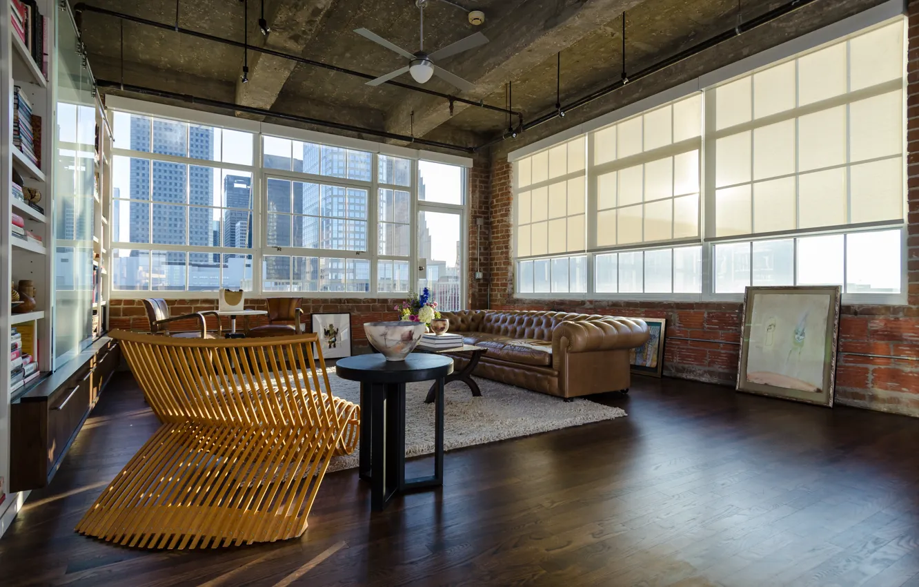 Photo wallpaper windows, Department, furniture, Pictures