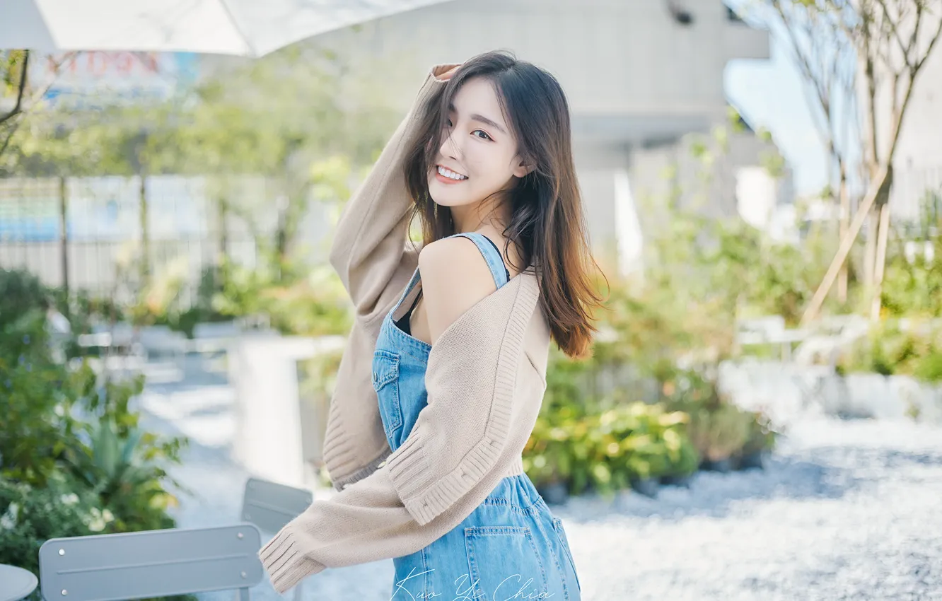 Photo wallpaper China, girl, sexy, girls, woman, model, asian, cute