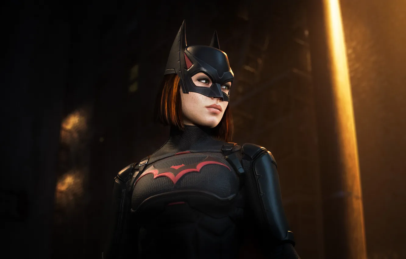Photo wallpaper game, knights, Batgirl, Gotham