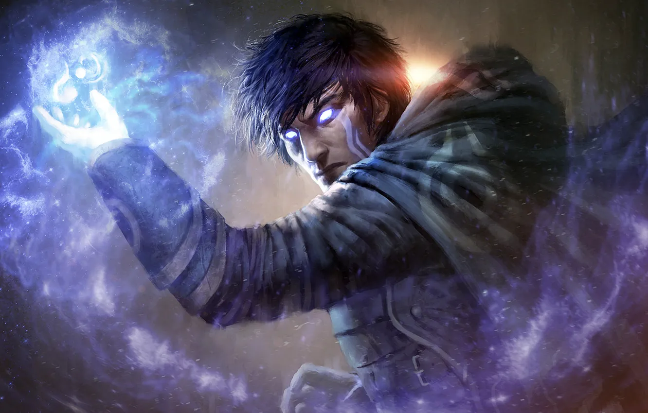 Photo wallpaper eyes, look, magic, male, guy, Jace, Magic: The Gathering, Planeswalker