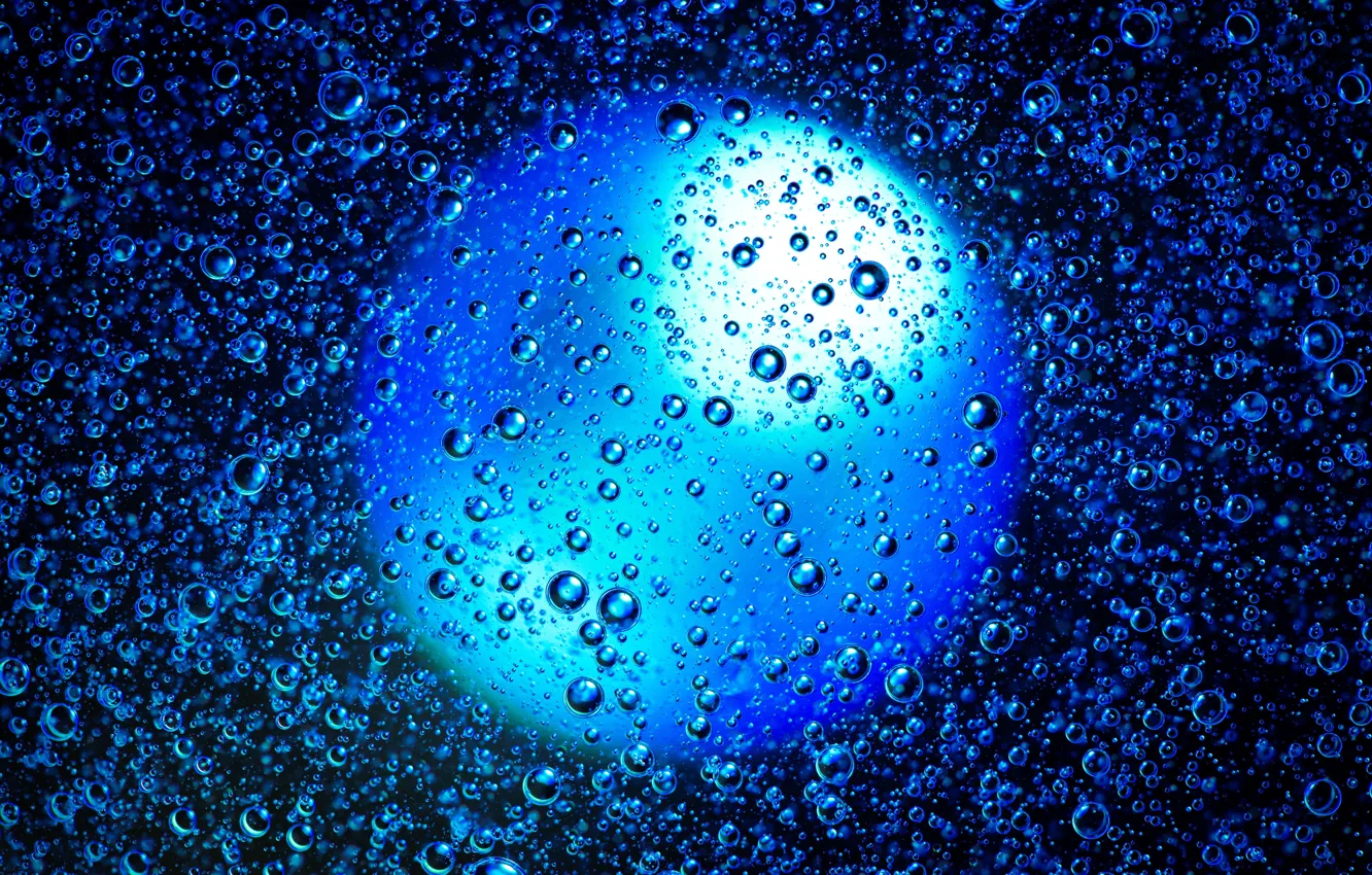 Photo wallpaper drops, bubbles, drop, bubble